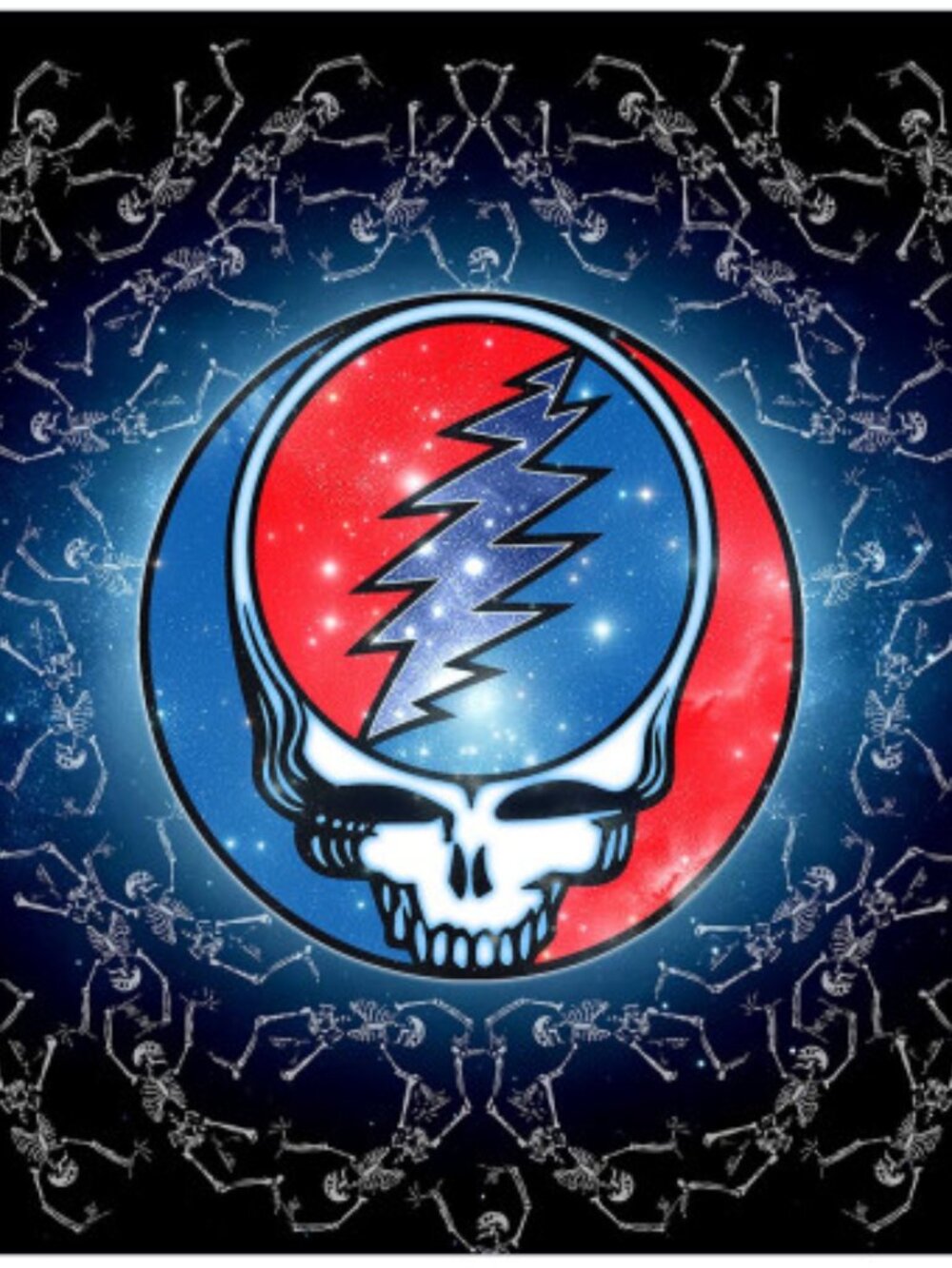 Grateful Dead SYF Galaxy Blanket ~ Officially Licensed ~ 50" x 60" ~ Brand New!
